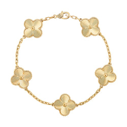 Vintage Alhambra Bracelet in Yellow Gold