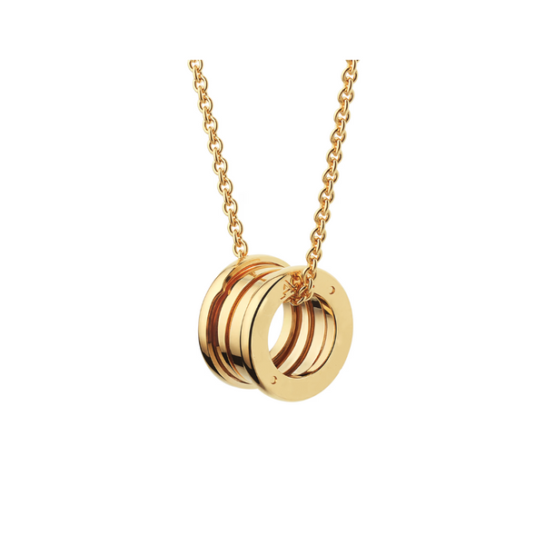 B.zero1 necklace,925 Silver,18k Gold Plated