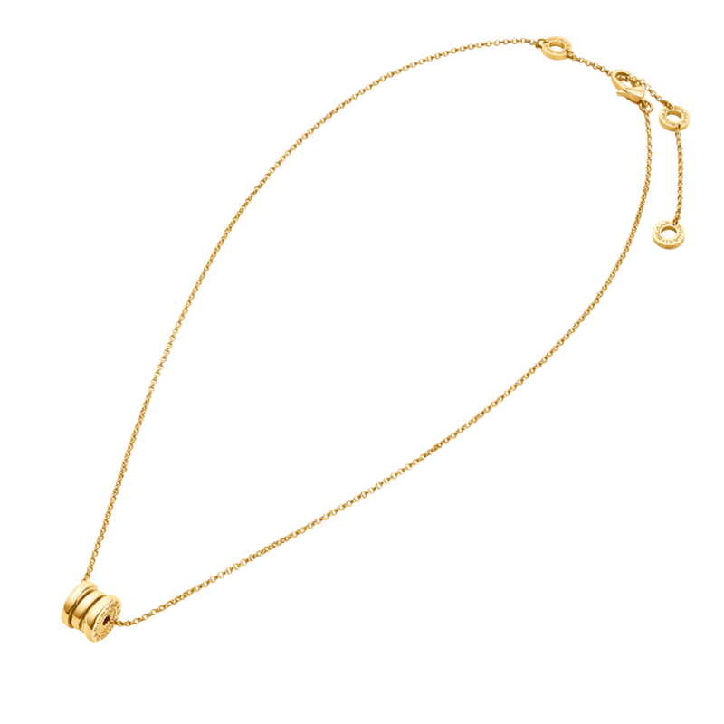 B.zero1 necklace,925 Silver,18k Gold Plated
