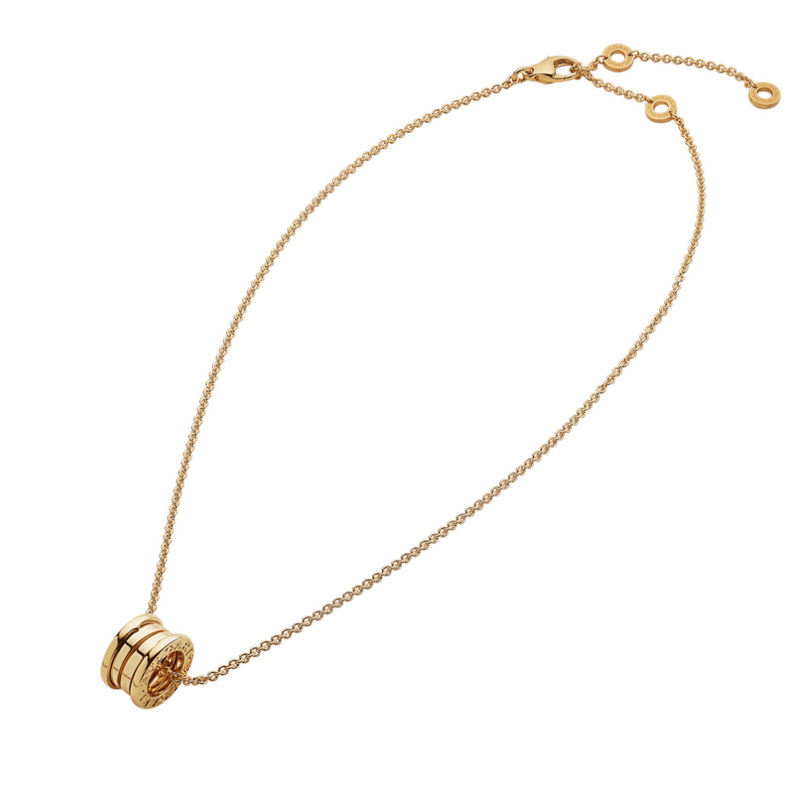 B.zero1 necklace,925 Silver,18k Gold Plated