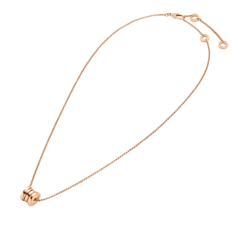 B.zero1 necklace,925 Silver,18k Gold Plated