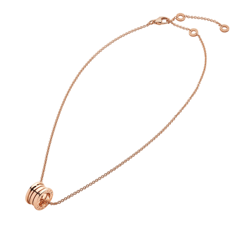 B.zero1 necklace,925 Silver,18k Gold Plated