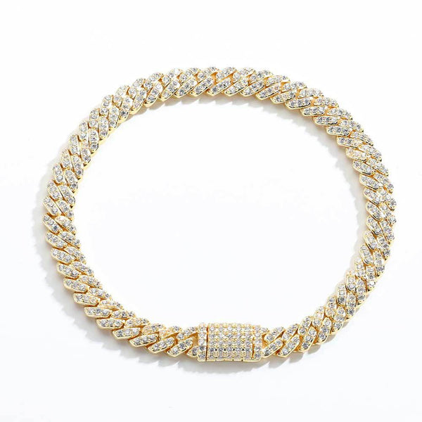 6mm Cuban Gemstone Tennis Bracelet